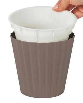 Горшок для цветов InGreen Sand D230мм, 5,8л c дренажной вставкой, французский платан